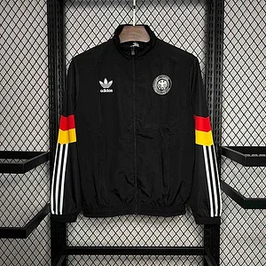 2024 Germany Windbreaker Black Soccer Jersey