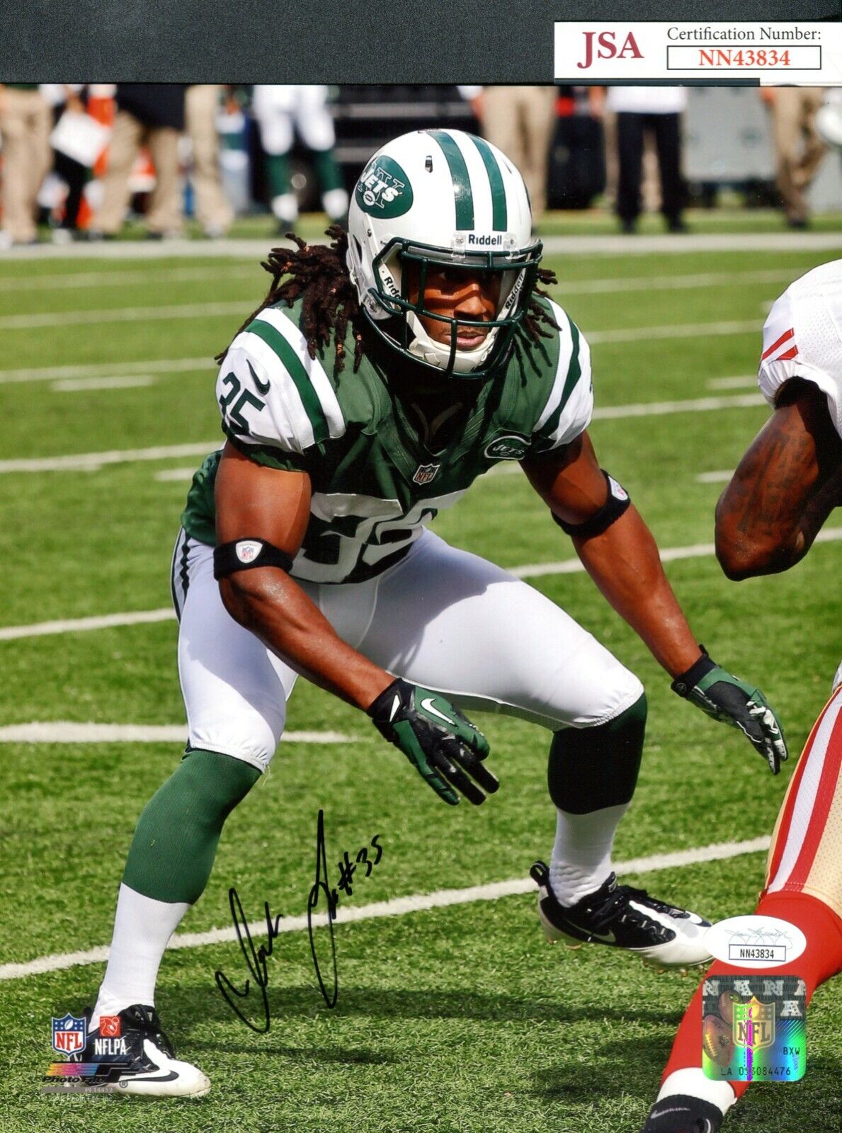 JSA Isaiah Trufant Autographed Signed AUTO 8x10 Photo Poster painting New York Jets TRB 672