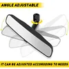 10 Inch Inner Mirror Black Auto Inside Rearview Mirror ABS Glass Car Accessories