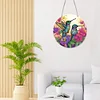 DIY Crystal Diamond Painting Double Sided Effect  Hummingbird Pendant Home Garden Hanging Kit