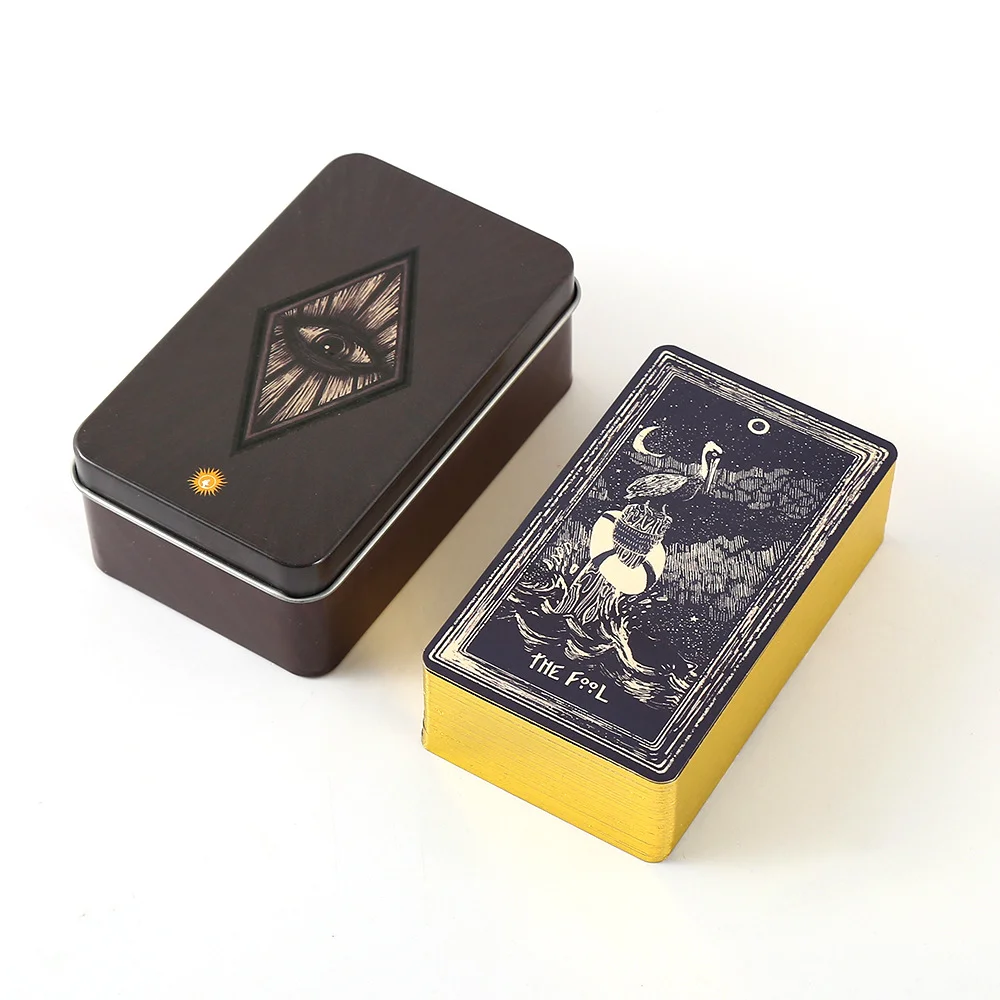 Light Vision Tarot Metal Box and Guide Booklet