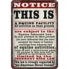 Warning - Vintage Metal Signs(12*16Inch) - Warning