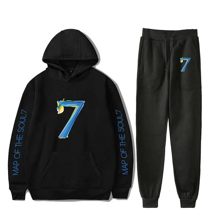 Map Of The Soul: 7 Album Hoodie Suit