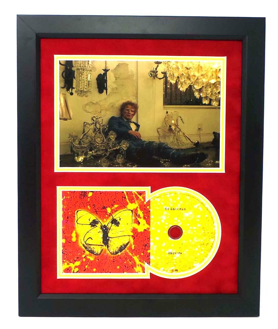 Ed SHEERAN Signed Mounted & Framed 14x11 Shivers CD Photo Poster painting Display AFTAL RD COA