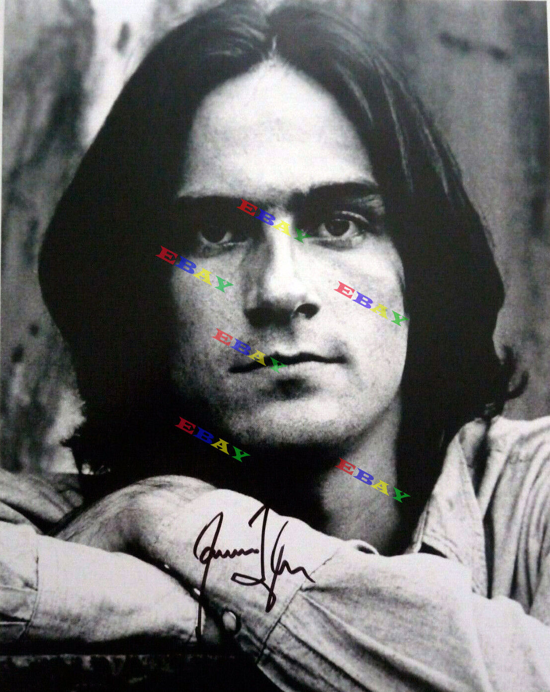 JAMES TAYLOR TWO LANE BLACKTOP Autographed signed 8x10 Photo Poster painting Reprint