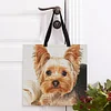 Cute Dog - 11CT DIY Stamped Cross Stitch Shopping Bag 40*40cm/15.75*15.75in