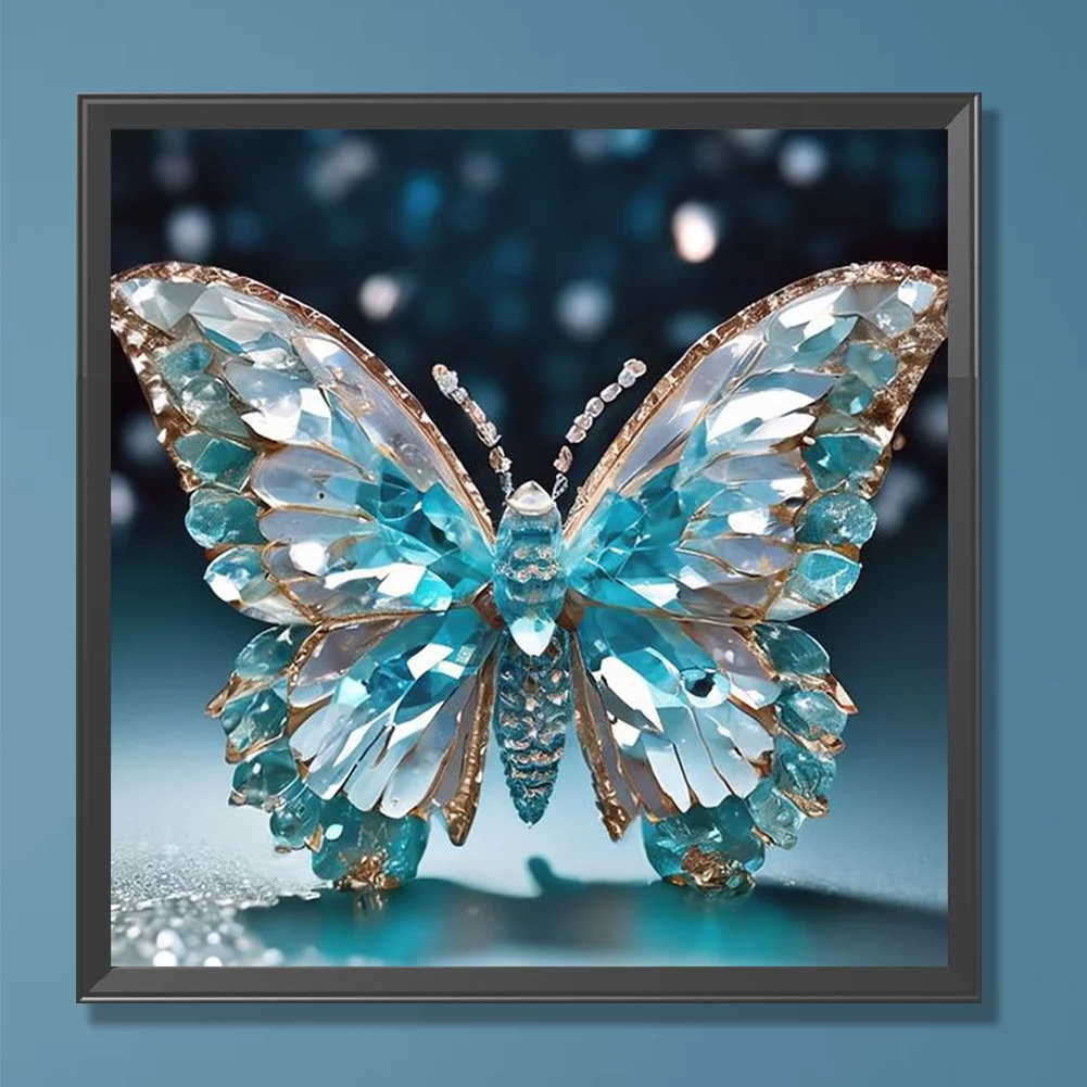 Diamond Painting - Full Round Drill - Butterfly(Canvas|30*30cm)