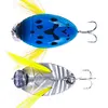 8Pcs Cicada Bait Fishing Lure Insect Bug Lure Sea Beetle Crank Floating Wobblers