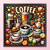 Diamond Painting-DIY Full Round Drill Coffee(40*40 CM)