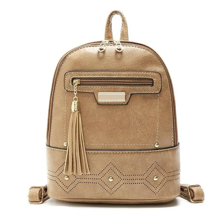 New Vintage tassel hollowed out Backpack