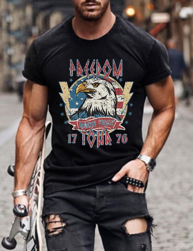 Freedom Tour 1776 4th of July Man T-Shirt