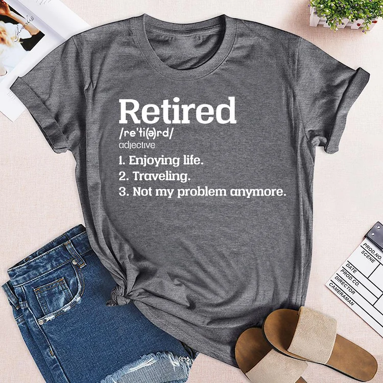 Retirement Gift Funny Retirement Party Giftt T-shirt Tee - 02265