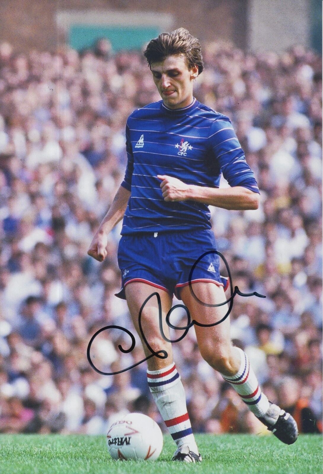 Colin Pates Hand Signed Chelsea 12x8 Photo Poster painting 1.