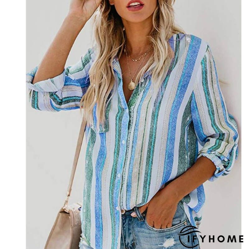 Color Block Basics All Season Polyester Natural Daily Long sleeve Loose Regular Cardigan for Women | IFYHOME