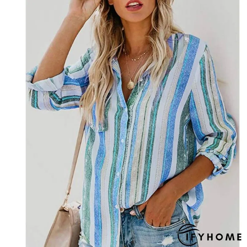 Color Block Basics All Season Polyester Natural Daily Long sleeve Loose Regular Cardigan for Women | IFYHOME