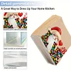 Acrylic Double Sided Christmas 5D DIY Diamond Art Paper Towel Storage Rack Napkin Holder Kit