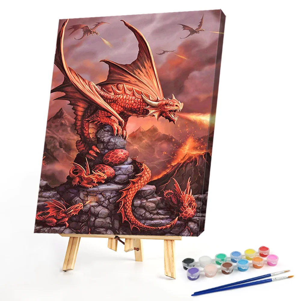 Fiery Dragon - Paint By Numbers(40*50CM)