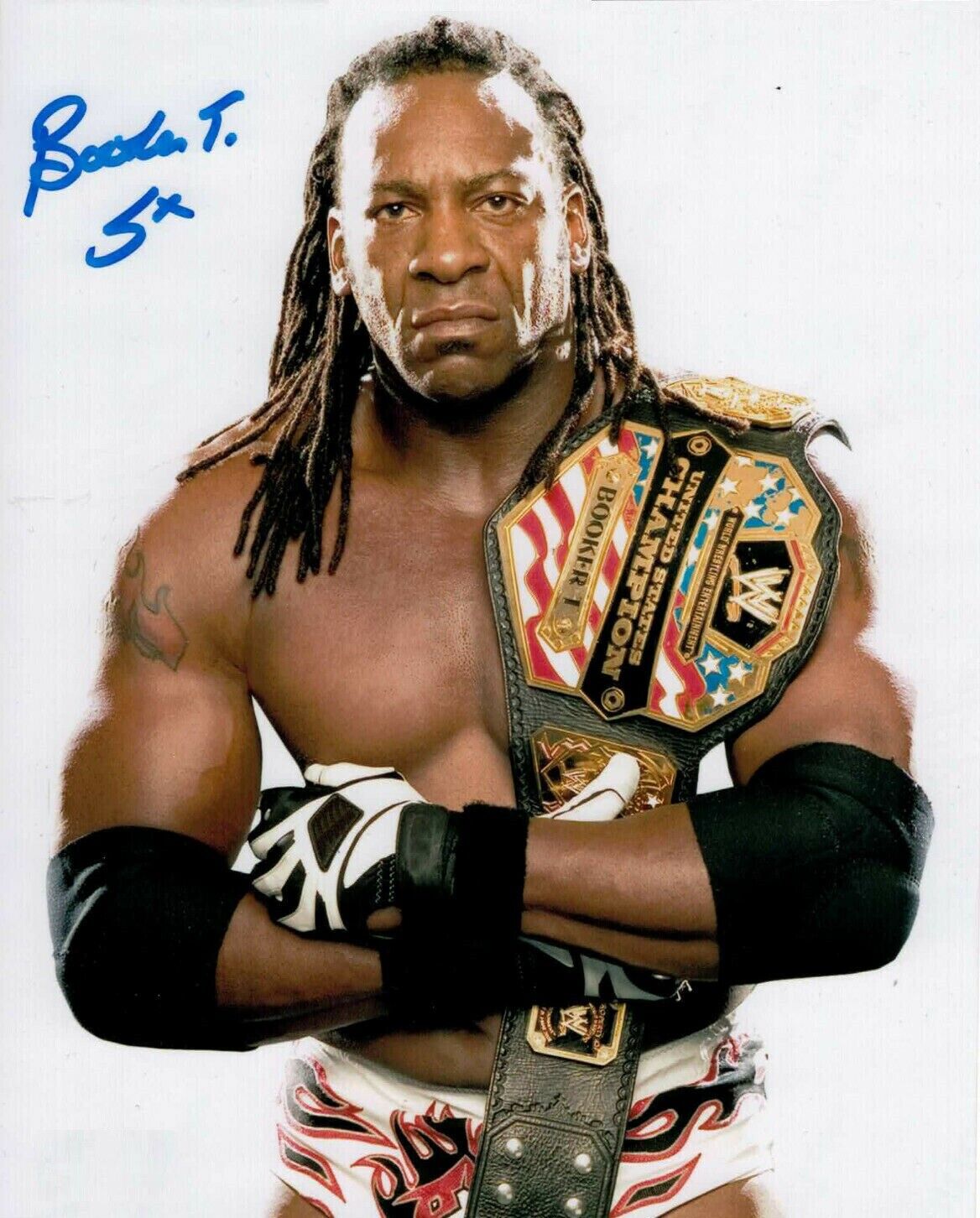 Booker T ( WWF WWE ) Autographed Signed 8x10 Photo Poster painting REPRINT