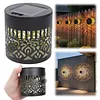 Solar Lights IP44 Waterproof LED Spot Lens Deck Lights for Garden Patio Backyard