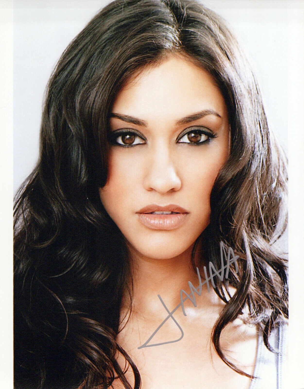 Janina Gavankar glamour shot autographed Photo Poster painting signed 8x10 #4