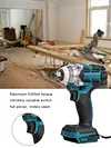 Battery Electric Drill Max 520Nm Electric Screwdriver for Makita 18V-21V Battery