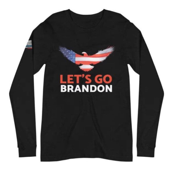 Let's Go Brandon Eagle USA Flag Long Sleeve Shirts