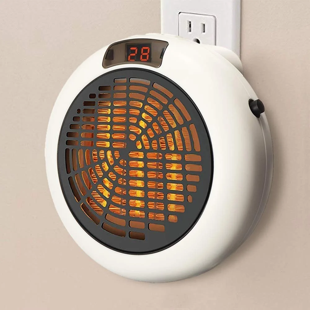 Electric Portable Indoor Plug In Room Space Heater - vzzhome