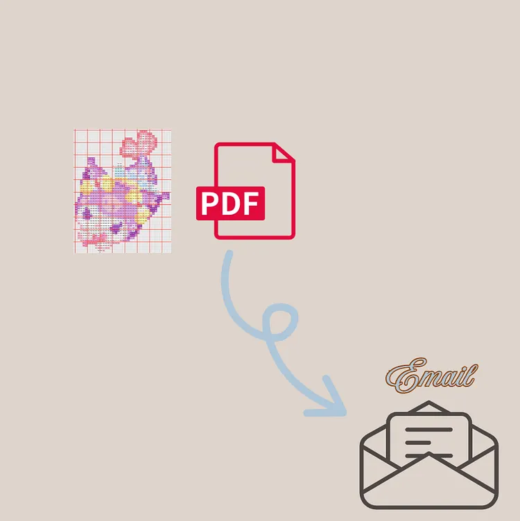Mermaid Sanrio Friends Digital Pattern 