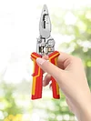 9 In 1 Stripping Pliers Multifunctional Electrician Stripper Cable Crimper Plier