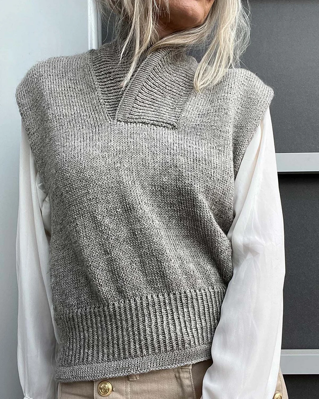 Casual Knit Sweater f58d