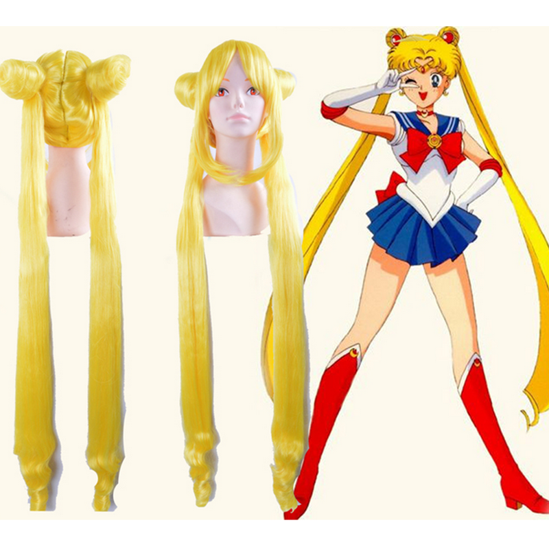 Cosplay Sailor Moon Tsukino Usagi Wig 120cm SP152866