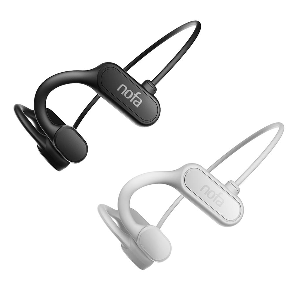 

Nofa X5S Bone Conduction Earphones Bluetooth 5.0 Open Ear Headset with Mic, Black, 501 Original