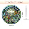Diamond Painting Single-Sided Acrylic Garden Pendant for Home Wall Door and Window Decoration