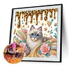 (Multistyle) Chat - Peinture Diamant En Forme Sp&eacute;ciale - 30 * 30CM