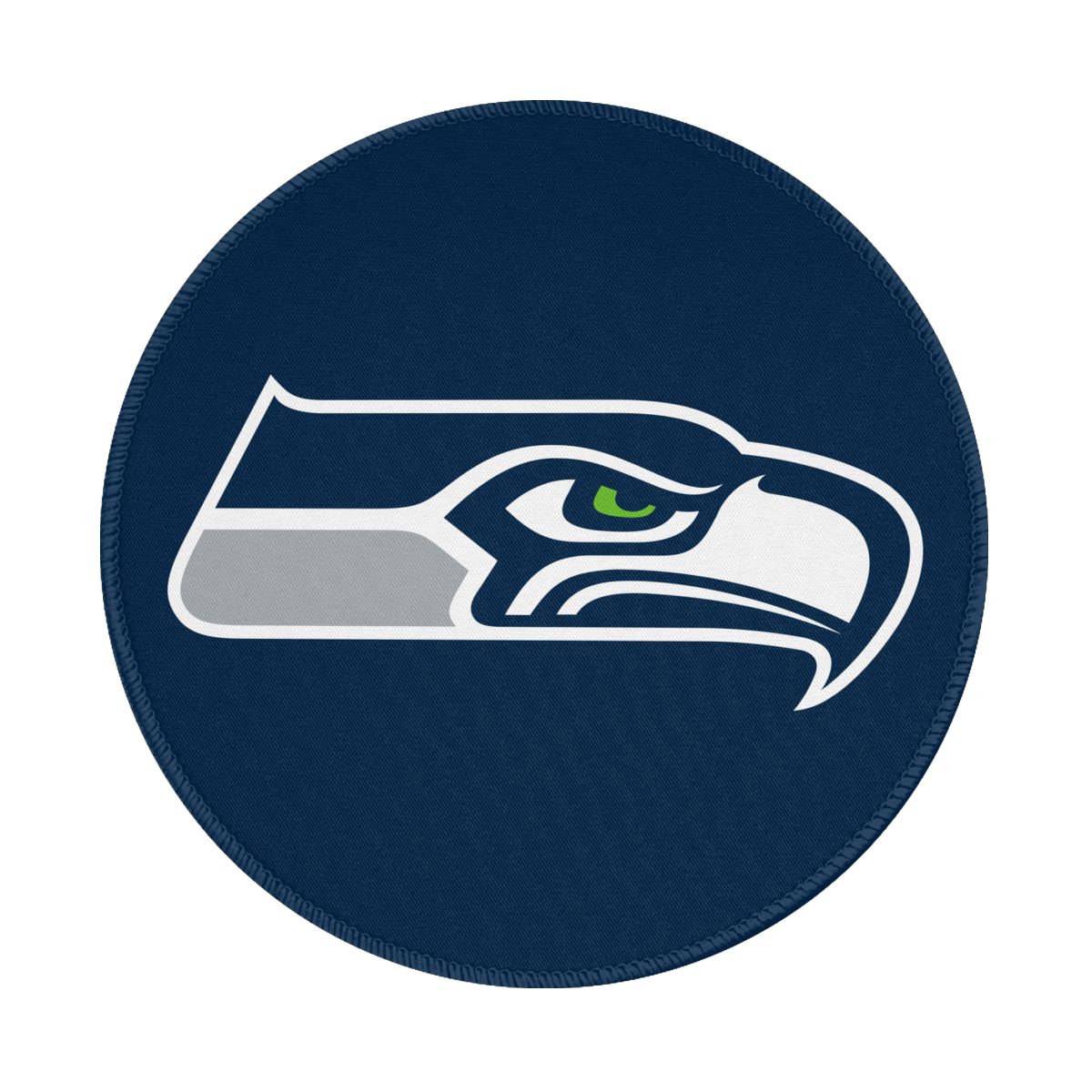 Seattle Seahawks Round Non-Slip Thick Rubber Modern Gaming Mousepad