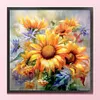 Sunflower Oil Painting-11CT Stamped Cross Stitch 40*40cm/15.75*15.75in tapestrymarket