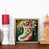 Xmas Sock-Special Shaped Diamond Painting