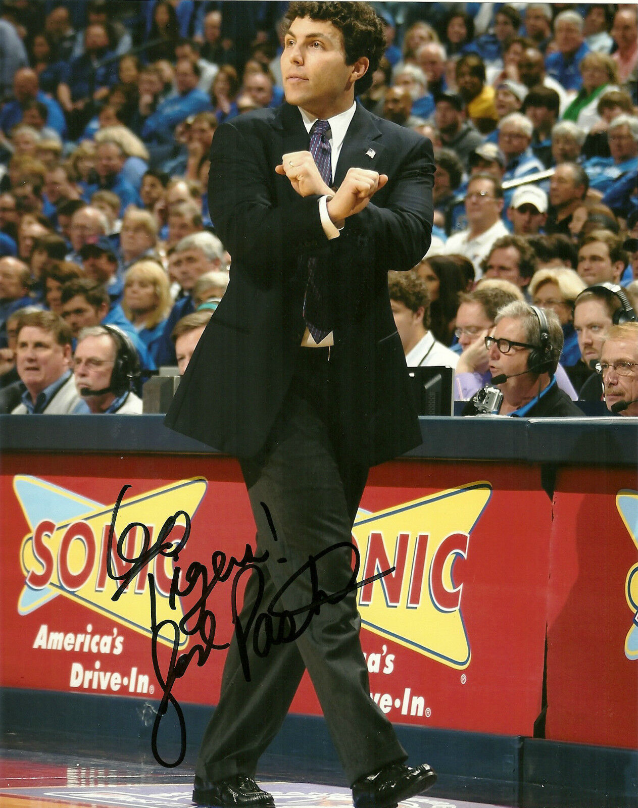 JOSH PASTNER HAND SIGNED MEMPHIS TIGERS 8X10 Photo Poster painting W/COA + INSCRIPTION