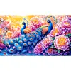 Peacock-11CT Stamped Cross Stitch 90*50cm/35.43*19.69in (Big Size)