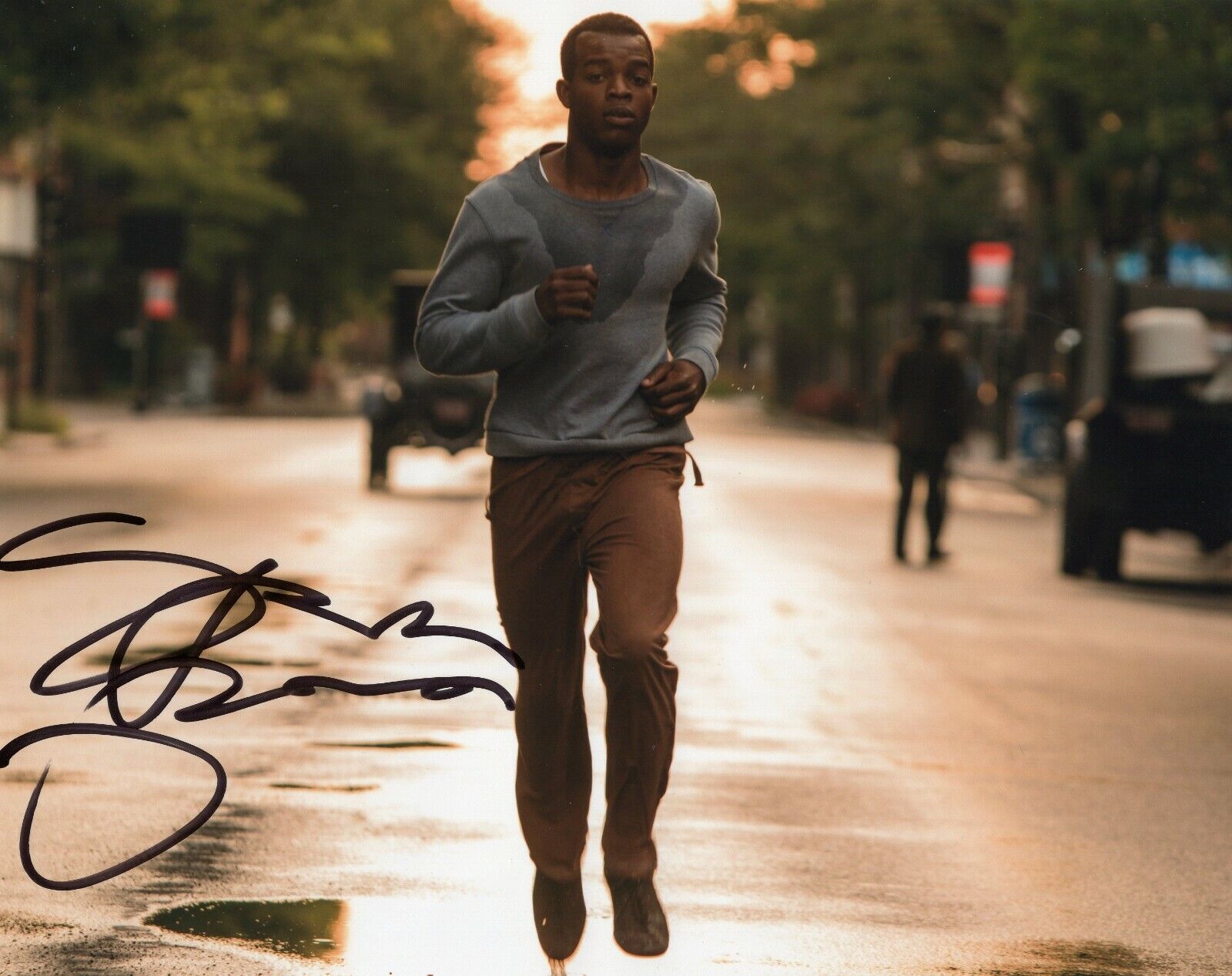 Stephan James Signed Race Movie Jesse Owens 8x10 Photo Poster painting w/COA #2