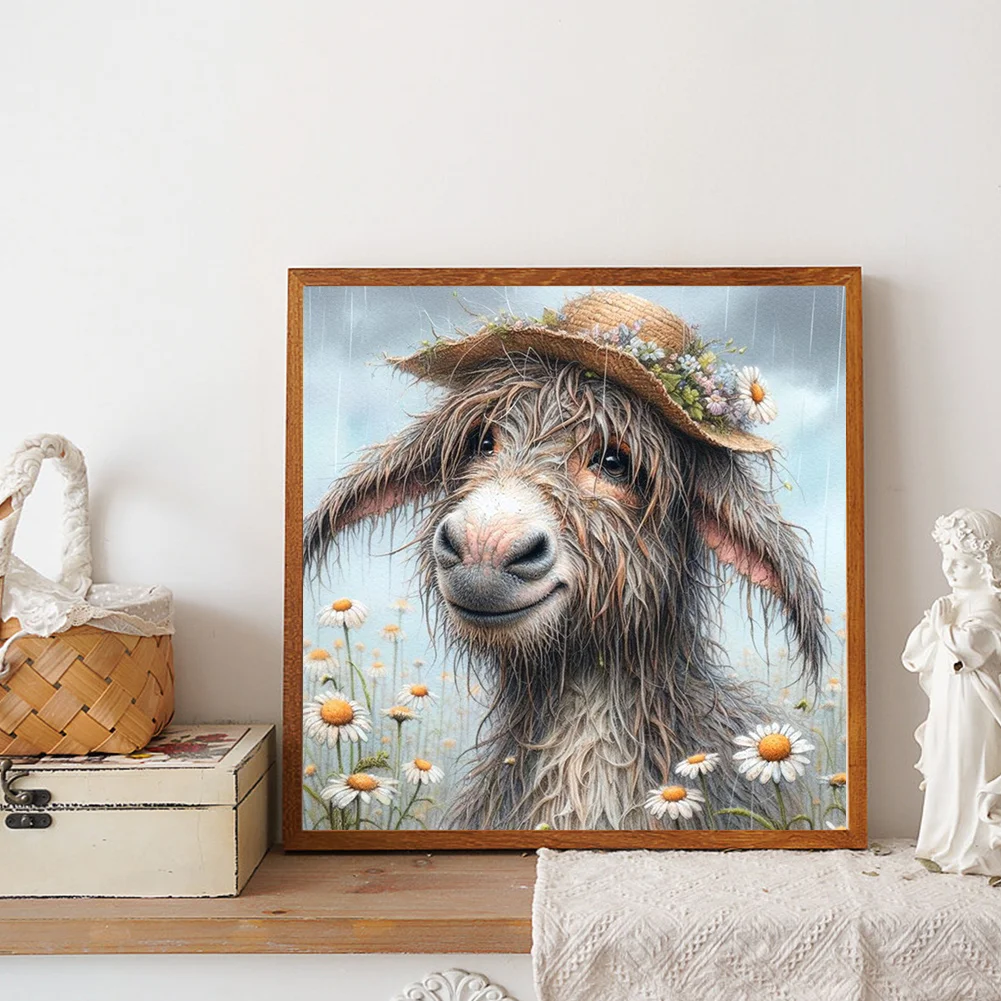 Diamond Painting - Full Round Drill - Donkey(Canvas|30*30cm)