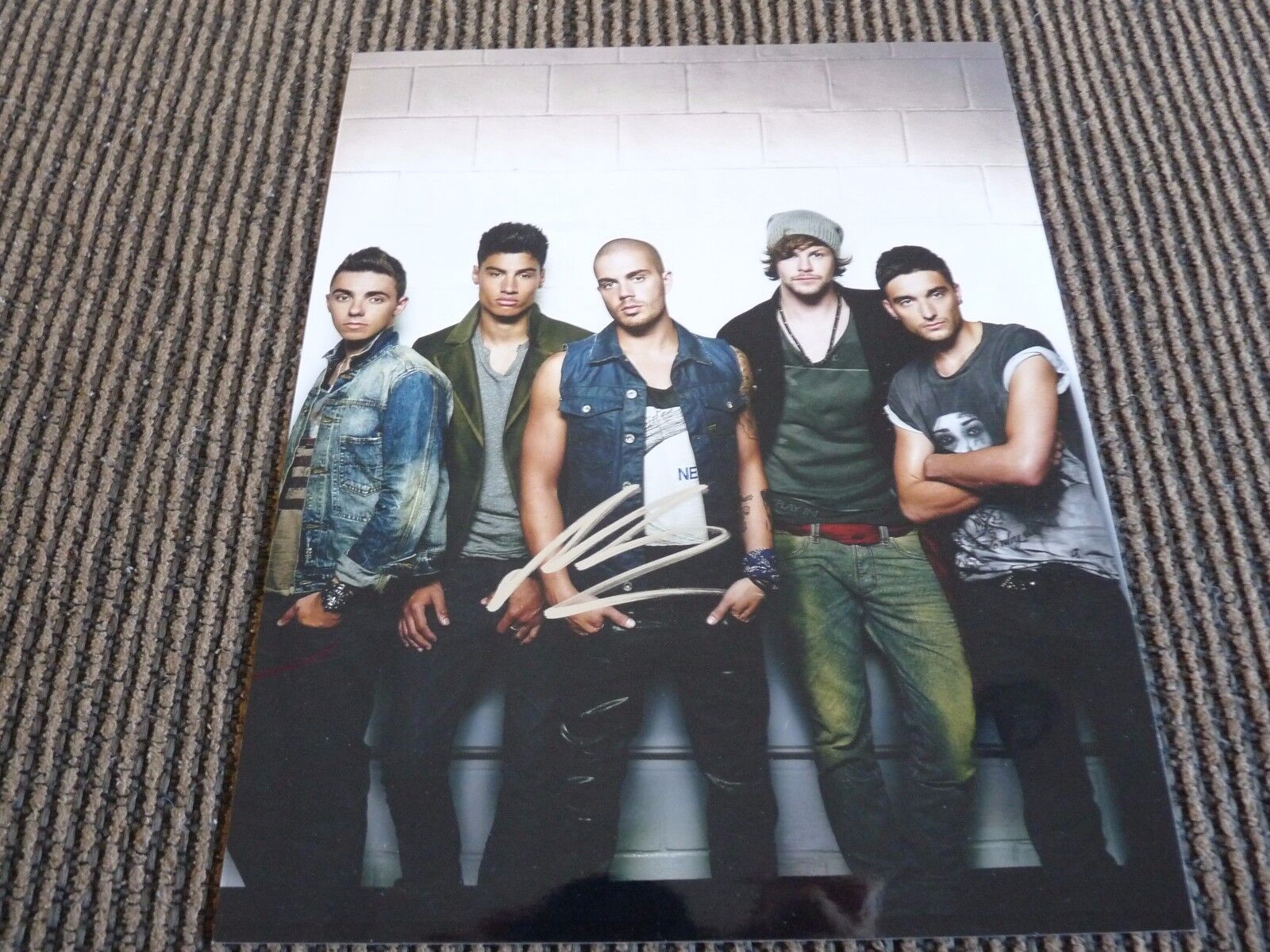 The Wanted Max George Sexy Signed Autographed 8x10 Photo Poster painting PSA Guaranteed