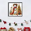 (40*40cm)Christmas Snowman - Full Round Drill Diamond Painting