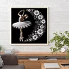 Daisy Flower Ballerina - Round Drill Diamond Painting - 40*40CM
