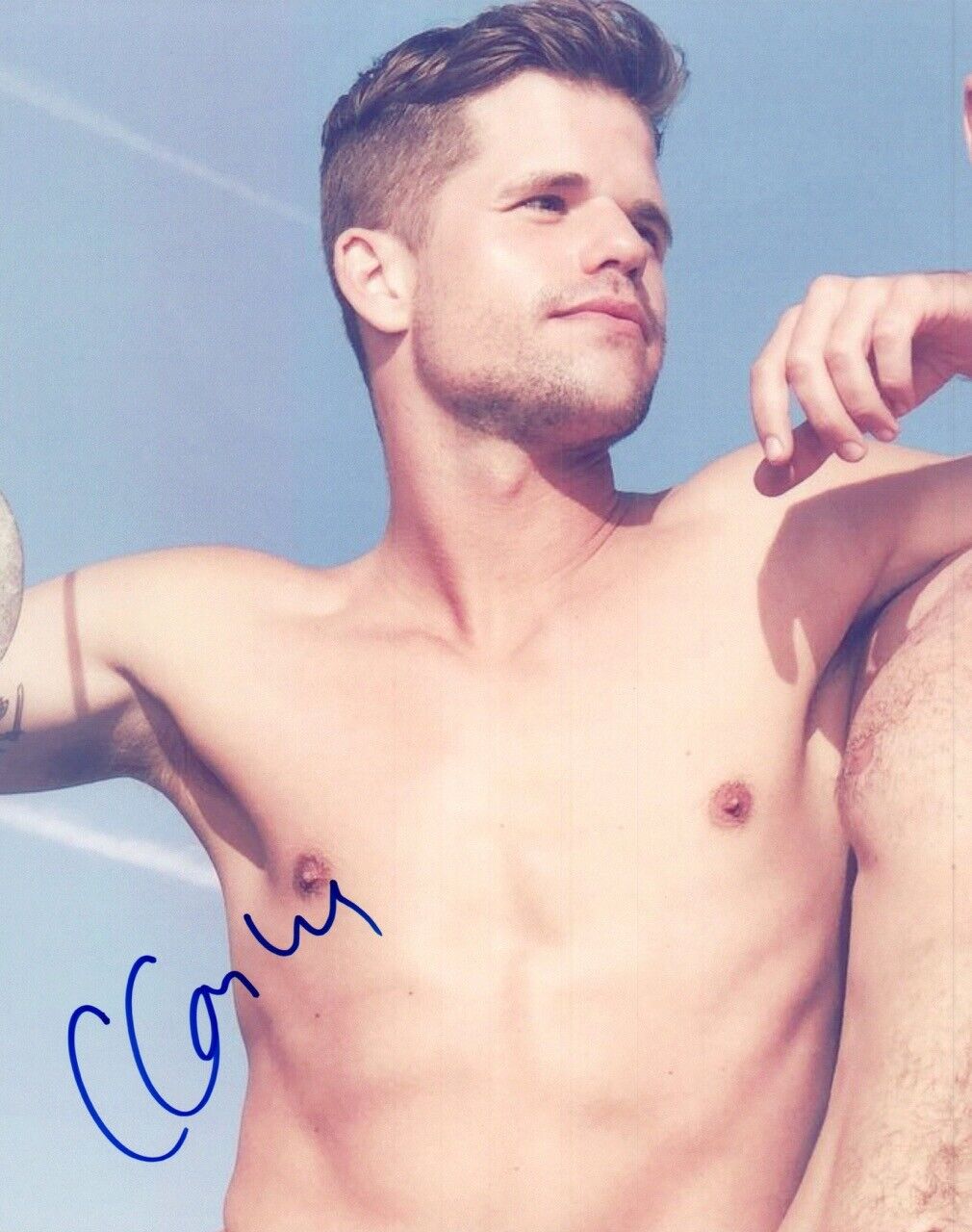 Charlie Carver Signed Autographed 8x10 Photo Poster painting TEEN WOLF Shirtless Actor COA