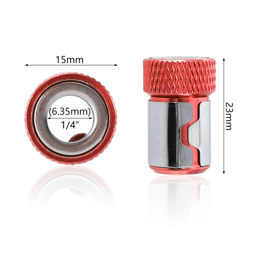 

6.35mm Metal Hex Shank Electric Screwdriver Magnetizer Ring Removable Bit, 501 Original