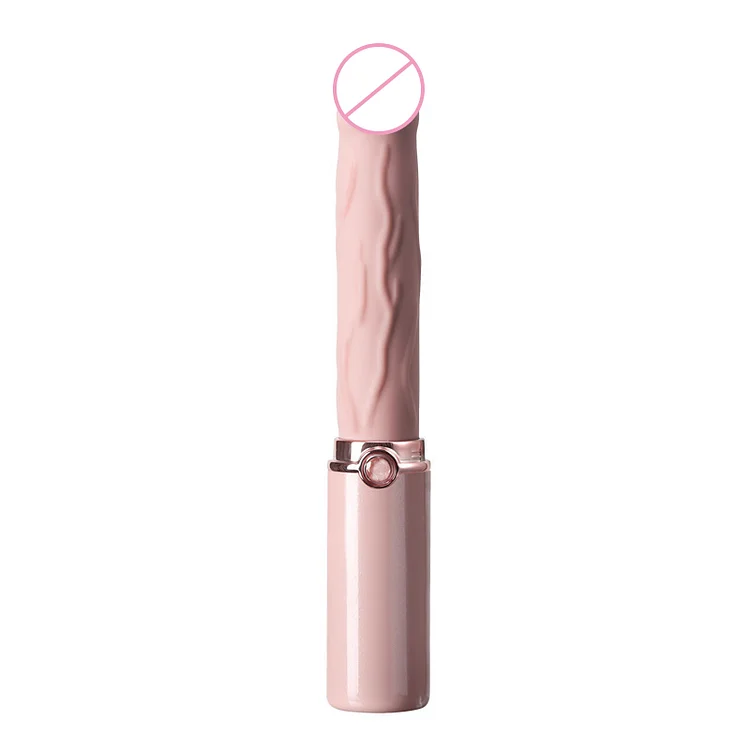 Pearlsvibe Lipstick Shape Artificial Penis Vibrator