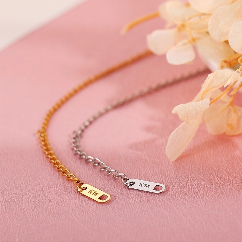 Shining Geometric Zircon Bracelet Fashion Simple Stainless Steel Jewelry