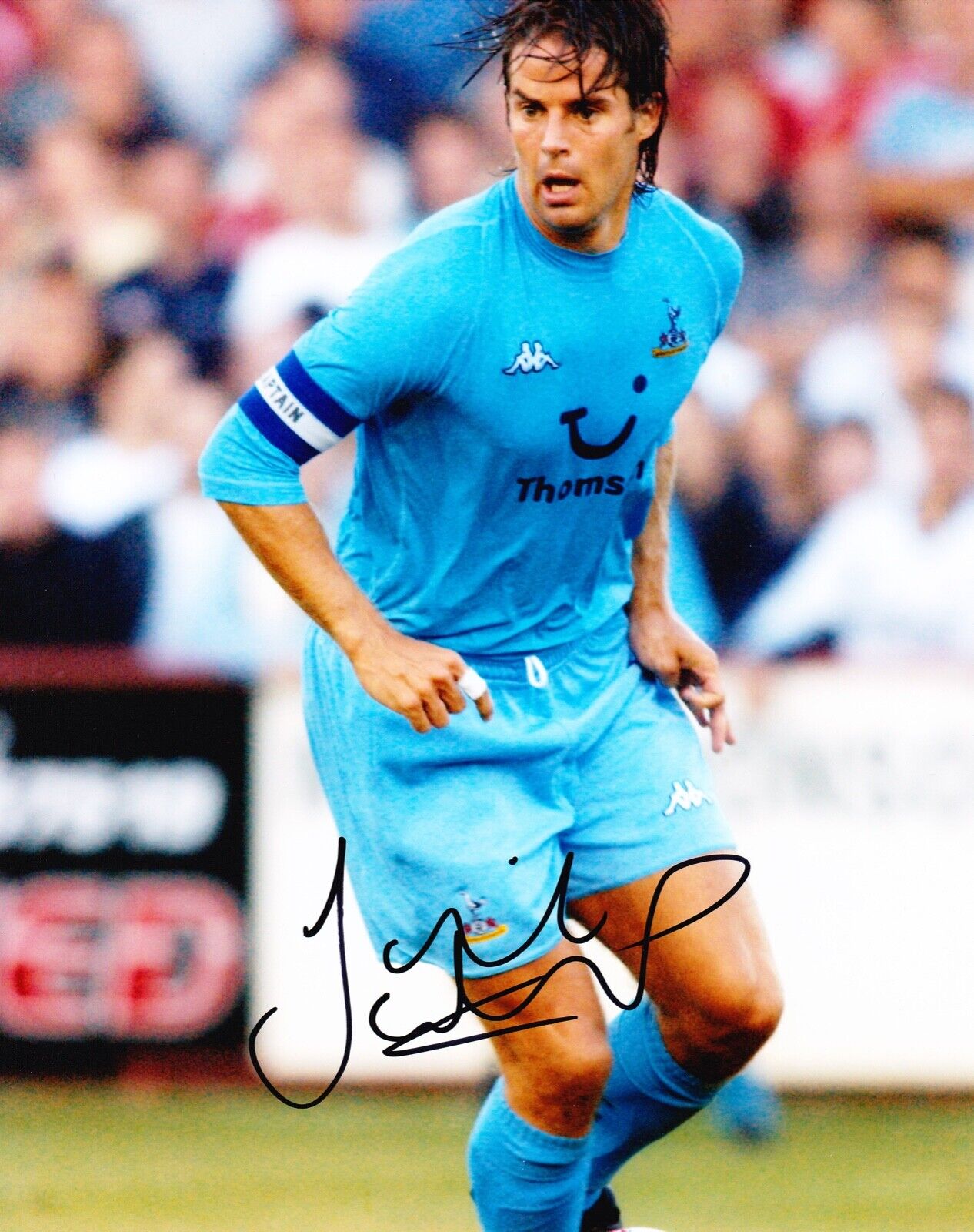 Jamie Redknapp Signed 10X8 Photo Poster painting Spurs & England AFTAL COA (1197)