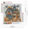 Diamond Painting-DIY Full Round Drill Halloween House(40*40 CM)